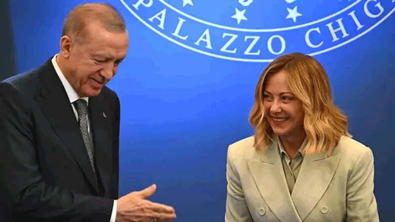 Meloni'den Cumhurbaşkanı Erdoğan'a Teşekkür