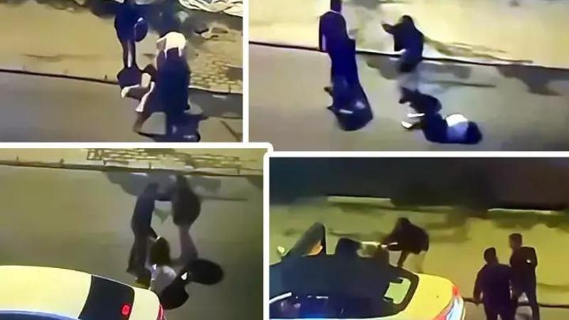 Avcılar'da kadına şiddet kamerada: Tekme tokat darbedildi yerde sürüklendi
