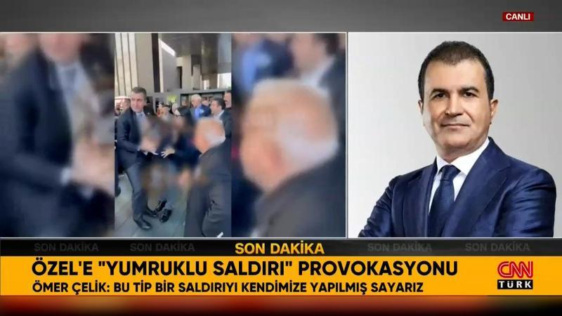AK Parti Sözcüsü Ömer Çelik: Bu tip bir saldırıyı kendimize yapılmış sayarız