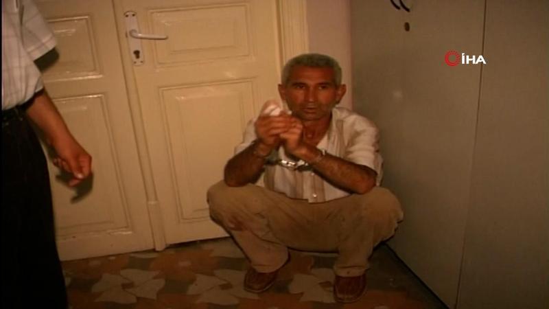 Saldırganın daha önce işlediği cinayetin arşiv görüntüleri