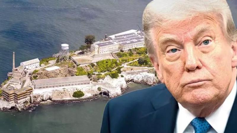 Trump'ın “yeniden açılsın” talimatı verdiği Alcatraz Adası havadan görüntülendi