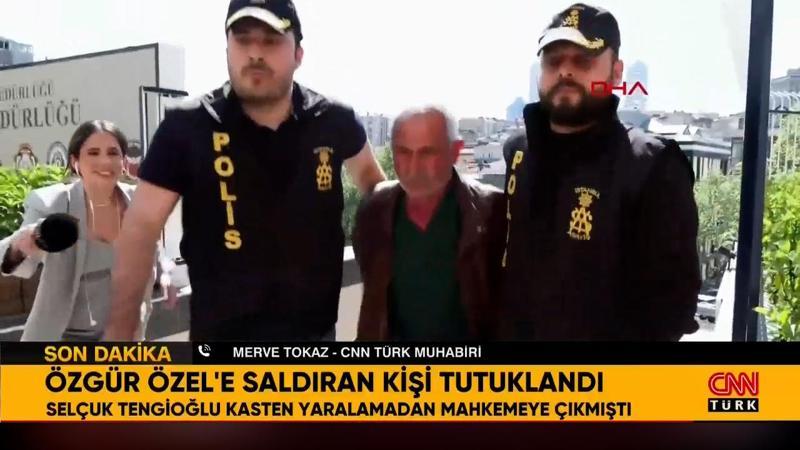 Özgür Özel'e saldıran kişi tutuklandı