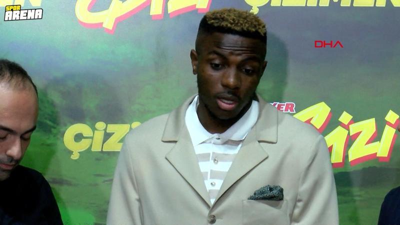 Victor Osimhen: 'Ben ve ailem burada çok mutluyuz'