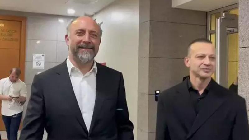 Halit Ergenç ve Rıza Kocaoğlu adliyeye geldi