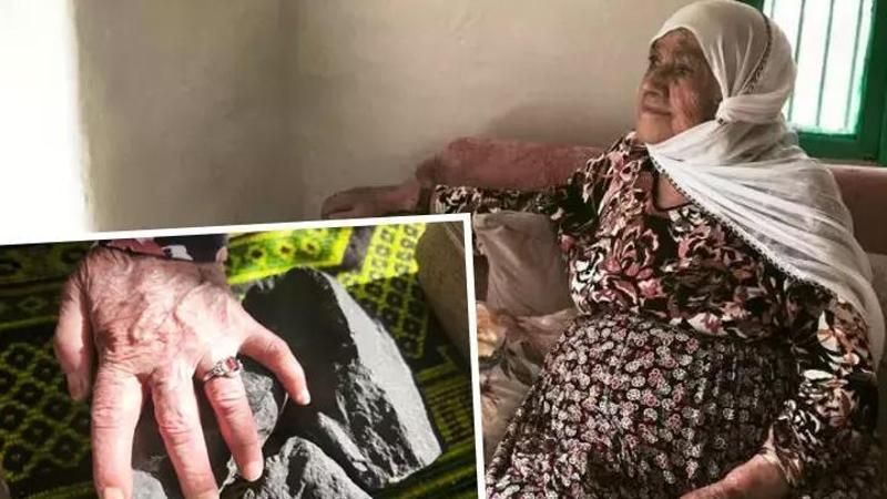 Tunceli'de yaşlı kadının bahçesine düştü! | 'Anneler Günü'nde hediye yağdı başımıza'