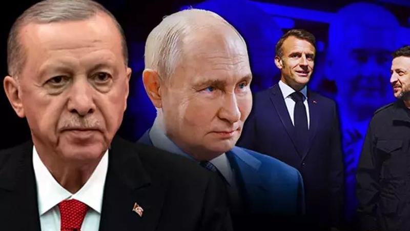Cumhurbaşkanı Erdoğan, Putin ve Macron ile telefonda görüştü