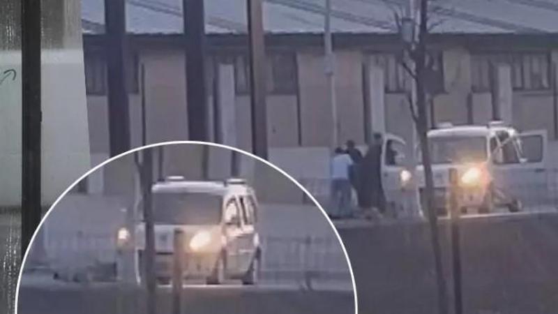 Arnavutköy’de hafif ticari araçla drift attı, arkadaşı camdan düştü