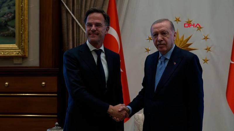 Cumhurbaşkanı Erdoğan, NATO Genel Sekreteri Mark Rutte'yi kabul etti