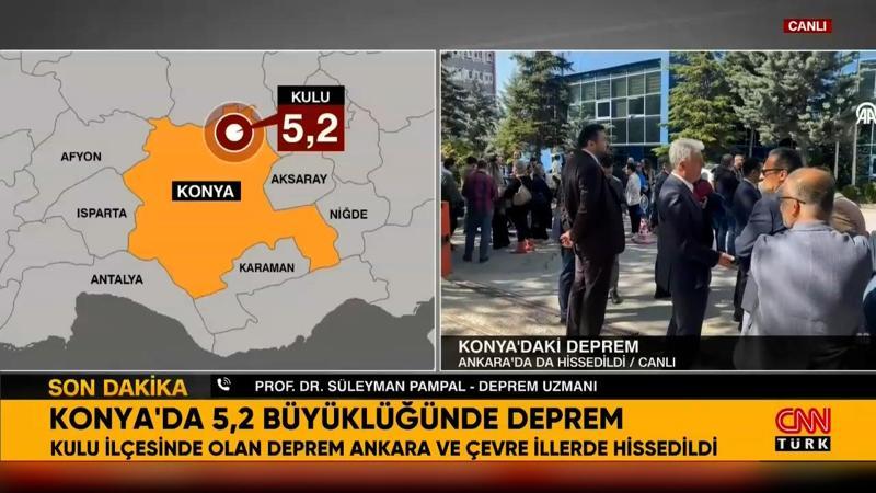 Konya'da 5.2 büyüklüğünde deprem: Uzman isimden ezber bozan değerlendirme