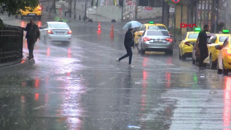 İstanbul’da yağmur etkili