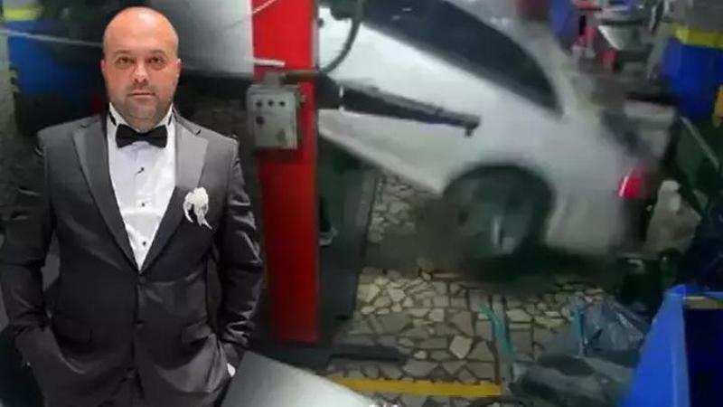 Beykoz'da tamirhanede feci ölüm! 2,5 tonluk araç üzerine düştü