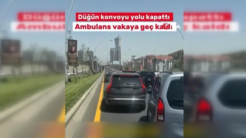 Bakan Yerlikaya duyurdu: Düğün konvoyunda ambulansa yol vermeyen sürücülere 49 bin 810 lira ceza