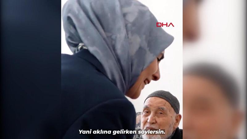 Bakan Göktaş'tan 70 yıllık evli Yılmaz çiftine ziyaret