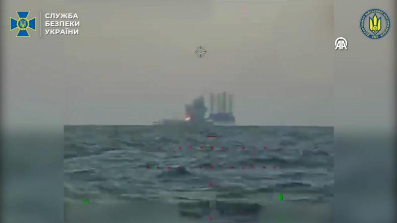 Ukrayna: Karadeniz'de doğal gaz üretim platformlarındaki Rus radar sistemi ve depoları imha edildi