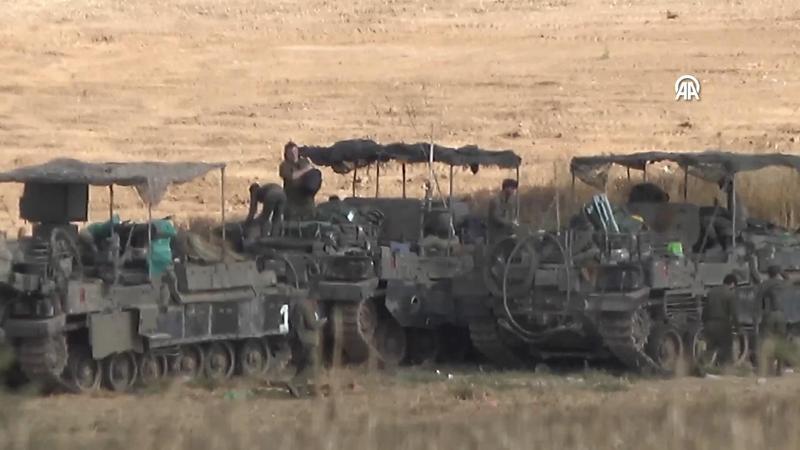 İsrail ordusunun Gazze sınırındaki askeri hareketliliği sürüyor