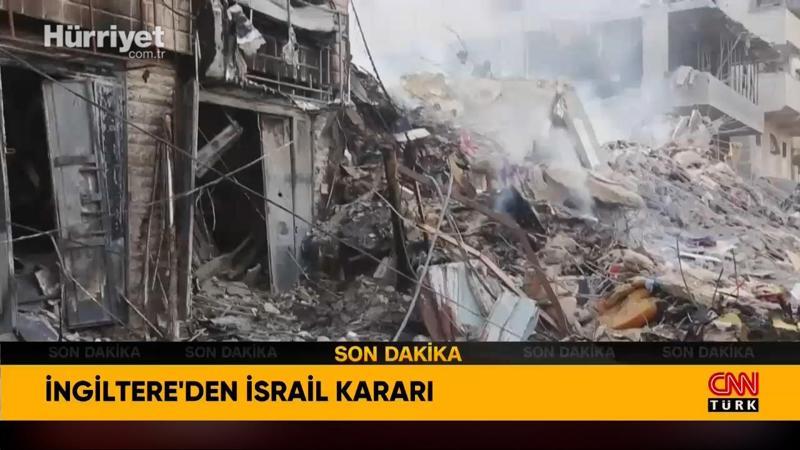 İngiltere'den İsrail kararı