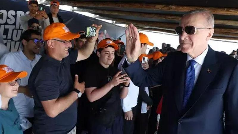 Cumhurbaşkanı Erdoğan'dan 7. Etnospor Kültür Festivali'ne ziyaret