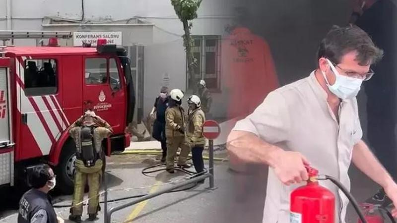 Üsküdar Devlet Hastanesi'nde yangın
