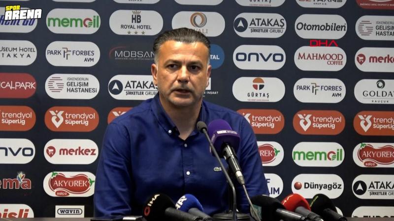 Hatayspor Teknik Direktörü Murat Şahin: 'Oyuncularıma teşekkür ediyorum!'