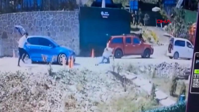 Sapanca'da 2 kişiyi silahla yaralayan maskeli 4 şüpheli yakalandı! Dehşet anları kamerada