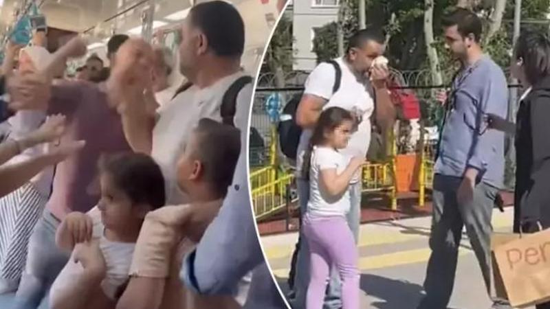 Marmaray’da çocuklarının yanında yumruk atılan baba konuştu