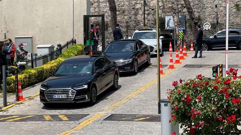 Türkiye-Rusya-Ukrayna Üçlü Toplantısı için heyetler Çırağan Sarayı'na geldi
