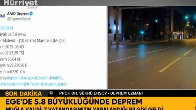 Prof. Ersoy: Daha büyük bir deprem oluşturabilecek bölge