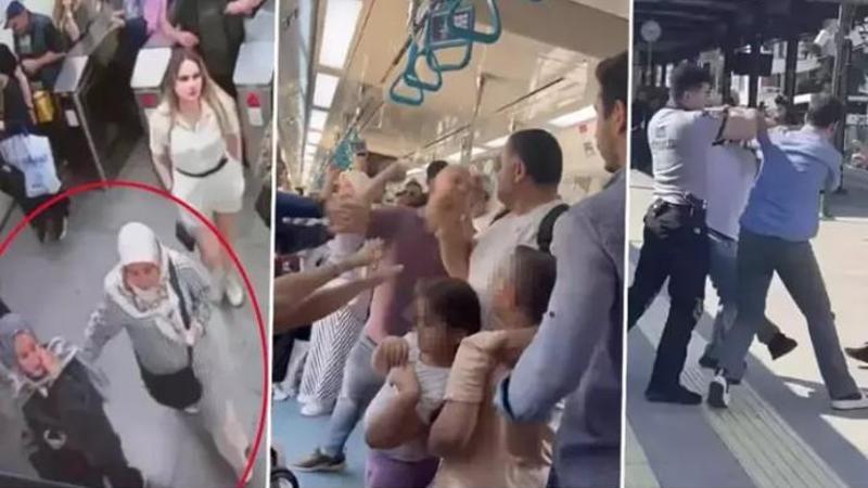 Marmaray’daki yumruklu saldırıda yeni gelişme: Yeni görüntüler ortaya çıktı, babanın tartıştığı kadın da şikayetçi oldu