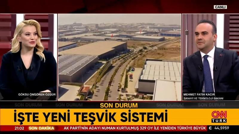 Bakan Kacır'dan CNN Türk'te açıklamalar