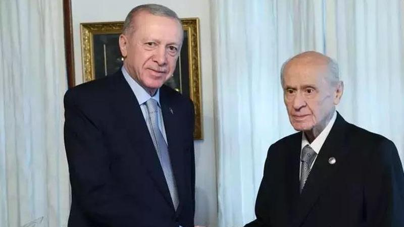 Cumhurbaşkanı Erdoğan, MHP Genel Başkanı Devlet Bahçeli'nin bayramını kutladı