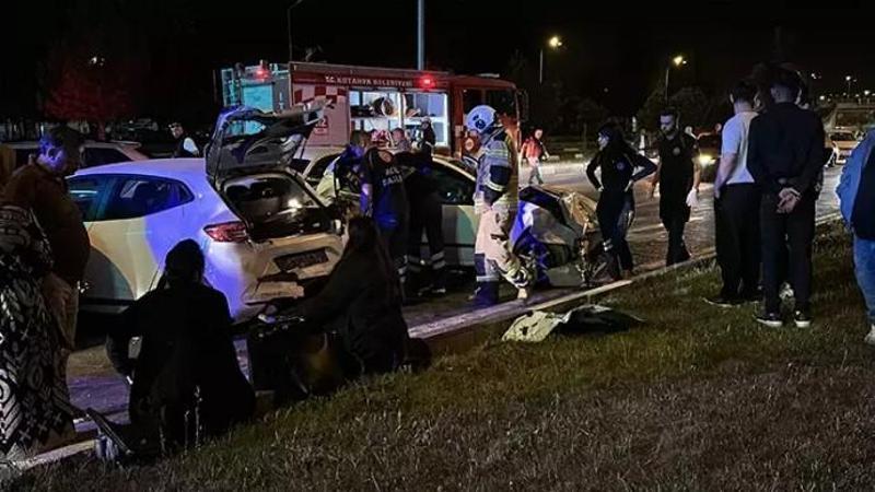 Kütahya’da zincirleme trafik kazası