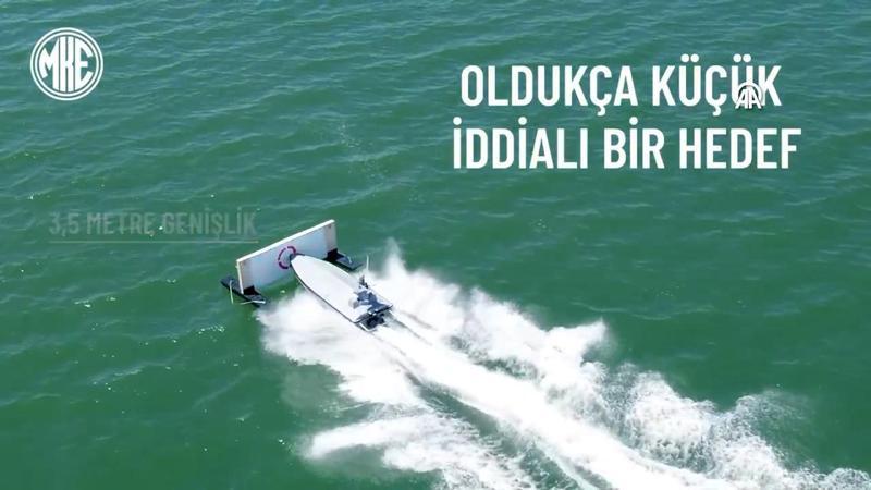 MKE'nin geliştirdiği kamikaze insansız deniz aracı "PİRANA" çarpma testlerini tamamladı