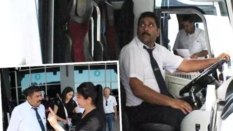 Yolcu gibi otobüse binen komiser, telefonla konuşan şoföre ceza kesti