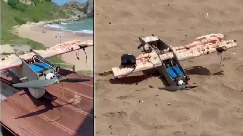 Şile denizinde kamikaze dronuna benzer cisim üzerindeki düzenekle bulundu