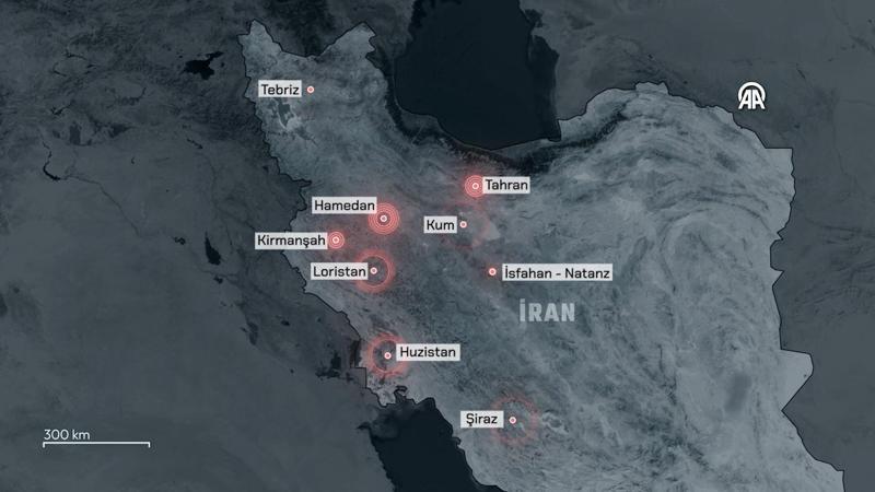 İsrail, İran'da stratejik noktalara saldırdı