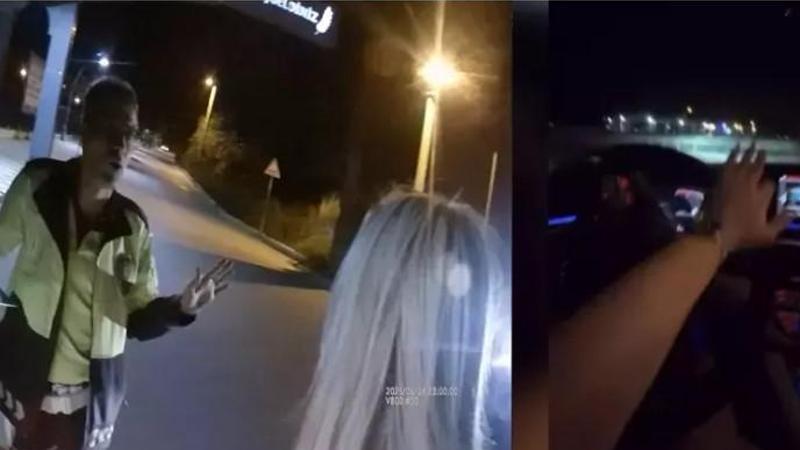 Ehliyetine 2043 yılına kadar el konulan sürücü, direksiyon başından canlı yayın yaptı
