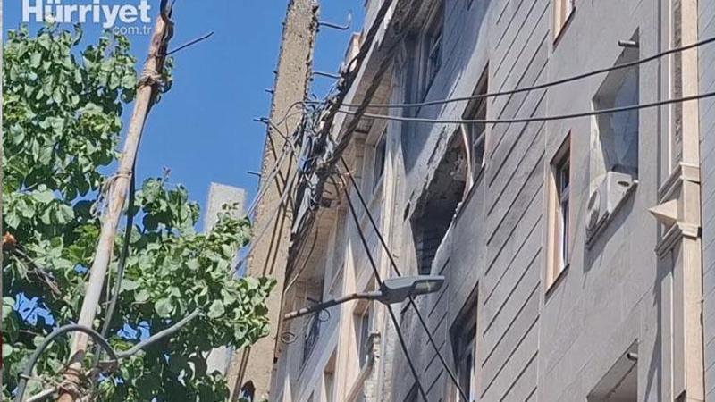 İsrail'in Tahran'a saldırısında hasar gören bina görüntülendi