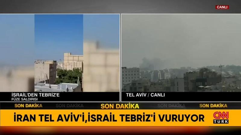 İsrail-İran savaşında son durum: İran füzeleri Tel Aviv'i vuruyor