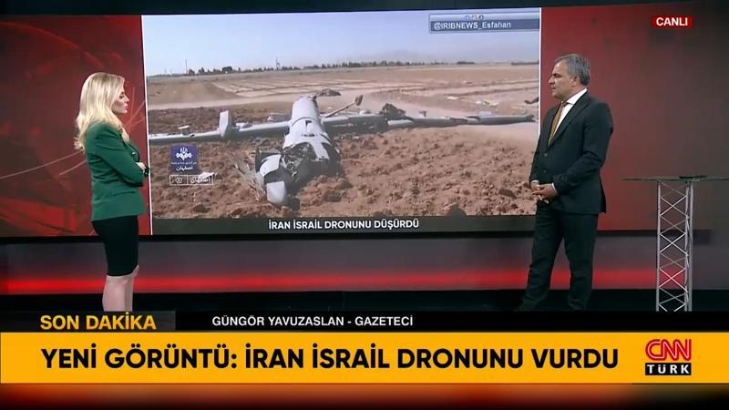 İsrail İHA'sının enkazı görüntülendi