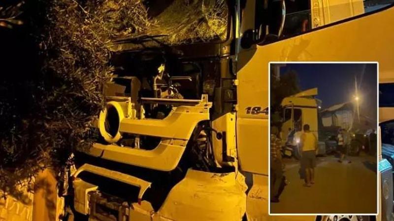 Mersin’de TIR sürücüsü uyudu, ortalık savaş alanına döndü