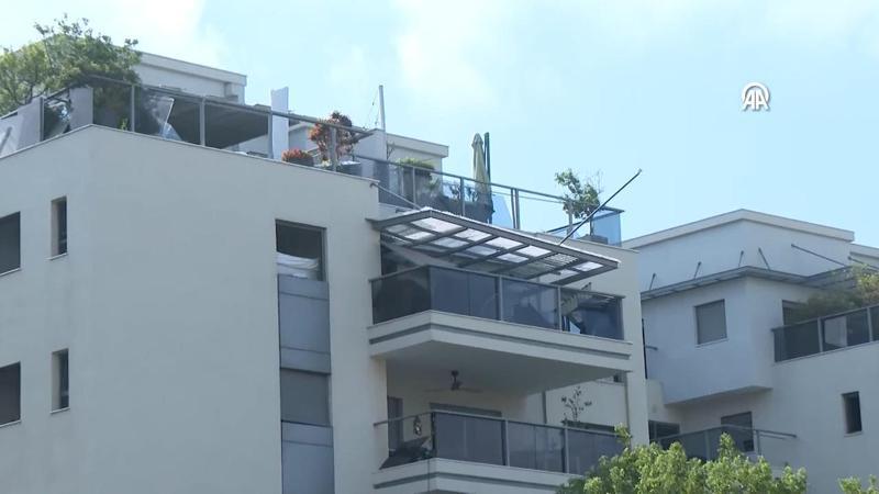 İran saldırıları sonrası Tel Aviv'de meydana gelen hasar görüntülendi