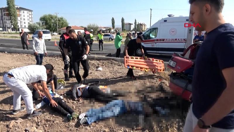 Üniversite sınavına gidiyorlardı... Aksaray'da trafik kazası: 1 ölü, 8 yaralı