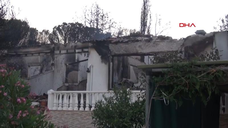 İzmir'de orman yangını: Hasar sabah ortaya çıktı