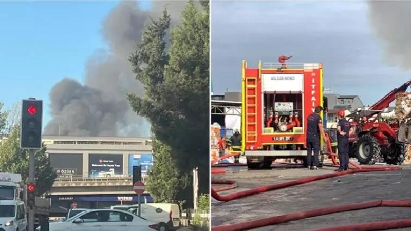 Kocaeli’de geri dönüşüm tesisinde yangın