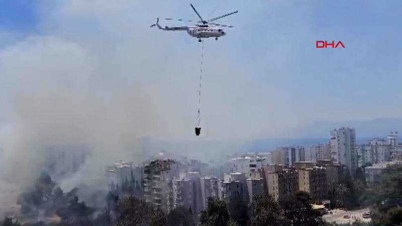 Antalya'da orman yangını