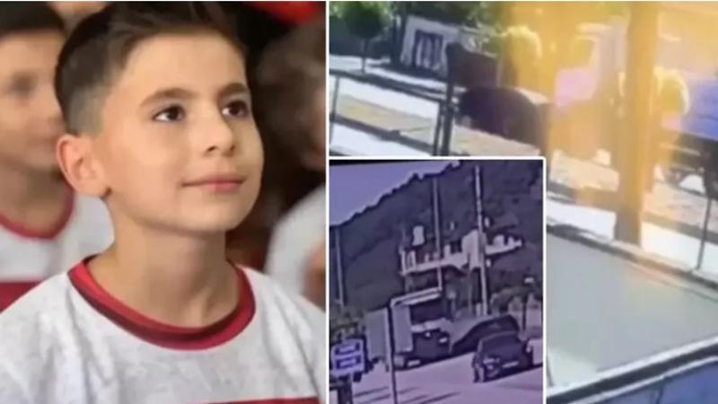 Hafriyat kamyonunun çarptığı otomobilden fırlayan Enes hayatını kaybetti