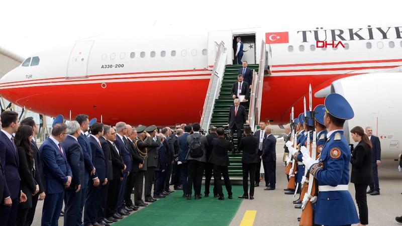 Cumhurbaşkanı Erdoğan, Azerbaycan'da