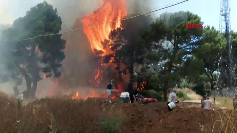 Antalya'da orman yangını