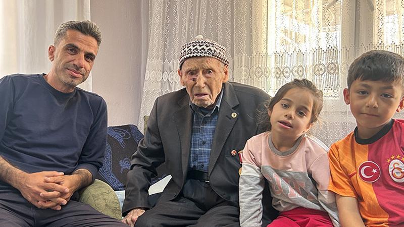 103 yaşındaki Kore gazisi, torununun torununu gördü