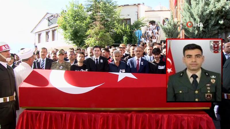 Şehit Astsubay Kıdemli Çavuş Abdurrahman Akdoğan için cenaze töreni düzenlendi